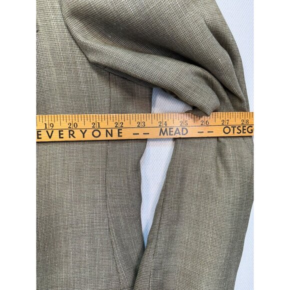 Lauren Ralph Lauren Mens Blazer Jacket 44T Tan Wool Linen Blend - Picture 9 of 13